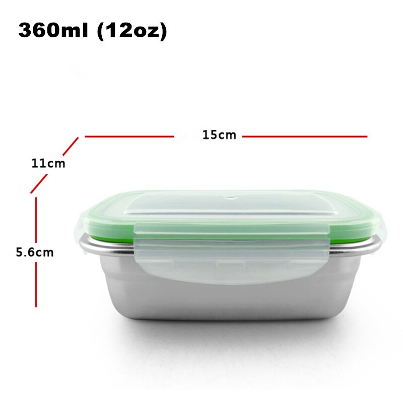 Goldbaking Stainless Steel Lunch Containers Food Preservation Leak Proof Food Storage Container Bento Box