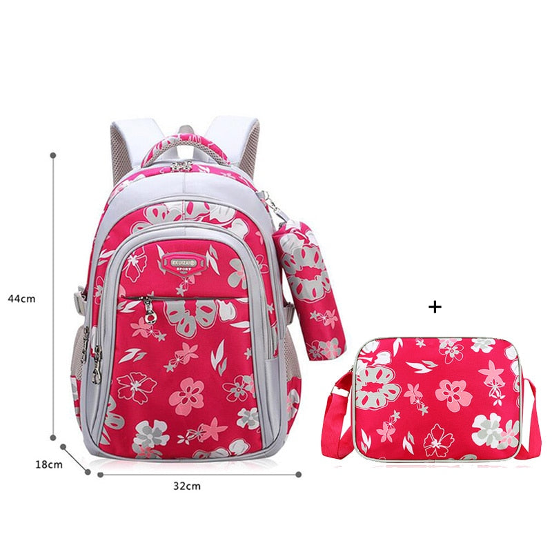 Floral Girls Backpacks School Bags For Girls Set children school bags Children's Backpack Kids Backpacks school backpack