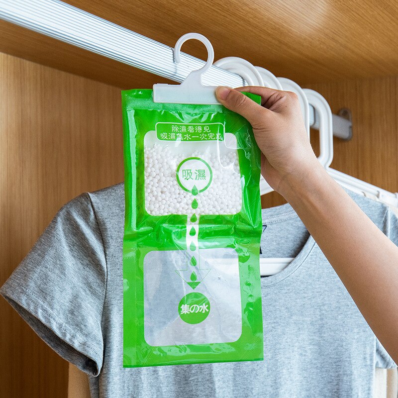 Hanging Drying Clothes Dehumidifier Home Wardrobe Dehumidifier Dry Bag Desiccant Moisture Absorption Bag