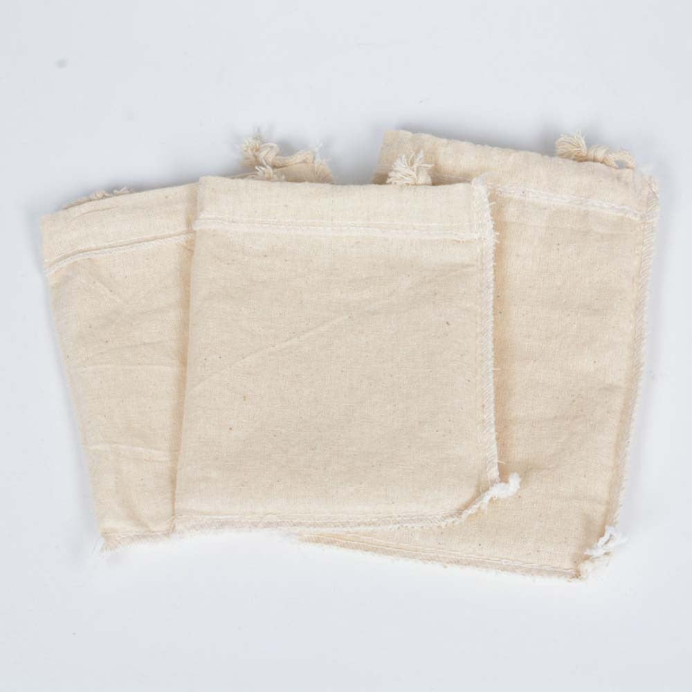 Cotton Fabric Drawstring Storage Bag - Travel luggage organizer