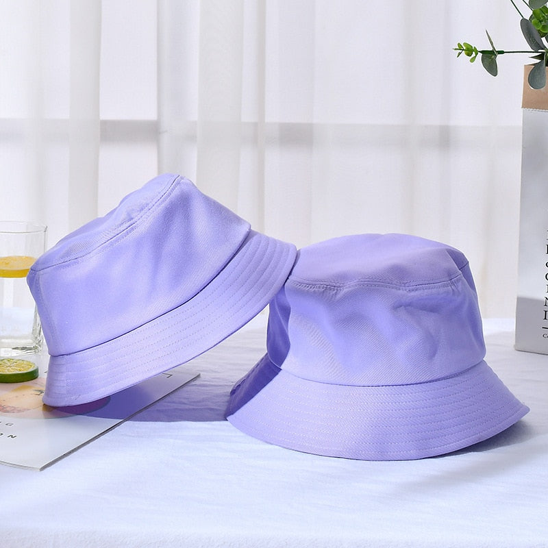 Women Hat Solid Artificial Fur Warm Female Cap Faux Fur Winter Bucket Hat for Women Outdoor Sunscreen Sun Hat Panama Lady Cap