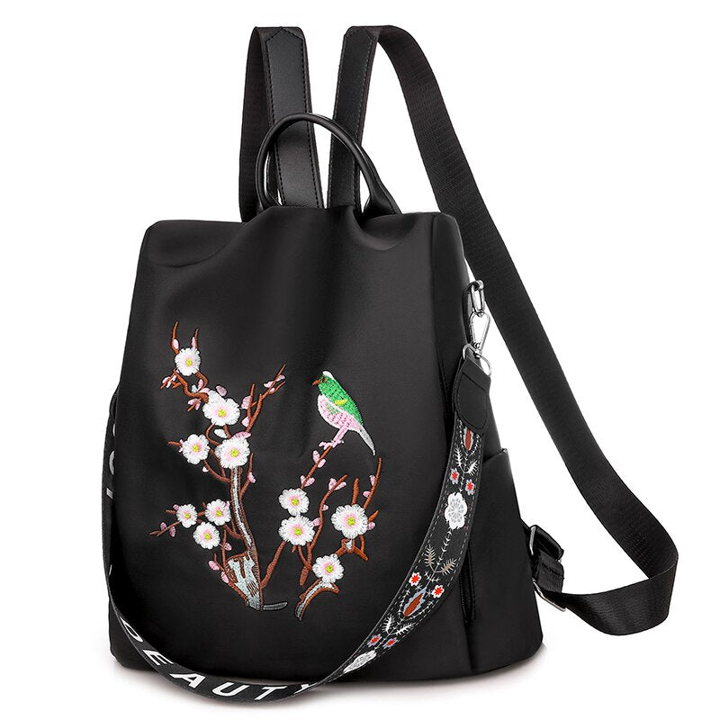 Fashion Backpack Women Oxford Cloth Shoulder Bags School Bags for Teenage Girls Light Ladies Travel Backpack Mochila Feminina