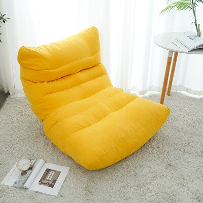Lazy Sofa Cover Bean Bag Living Room Tatami Relaxing Chair Couch Cover Lazy Beanbag Without Inner Filler