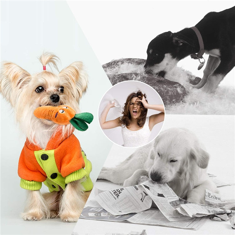 10/20/50 Pack Plush Toys for Small Medium Dog - Fleece Toys