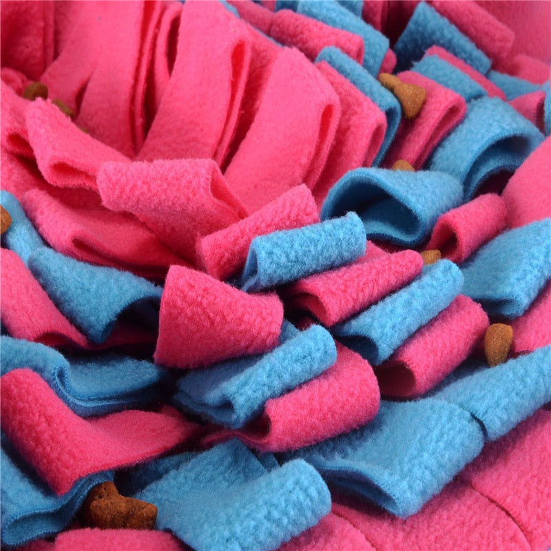 Dog Sniffing Training Mat Round Washable Blanket Pet Stress Training Relieving Nosework Mat Dog Product Supplies