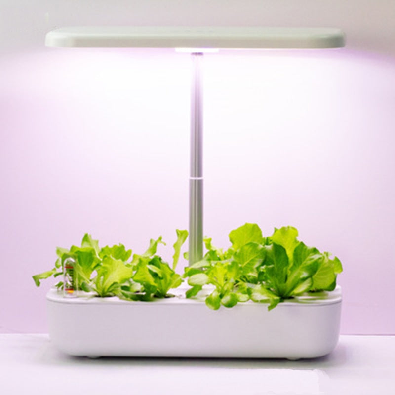 Hydroponics Growing System 12 Pods Indoor Herb Garden Starter Kit with LED Grow Light Smart Germination Kit Garden Planter