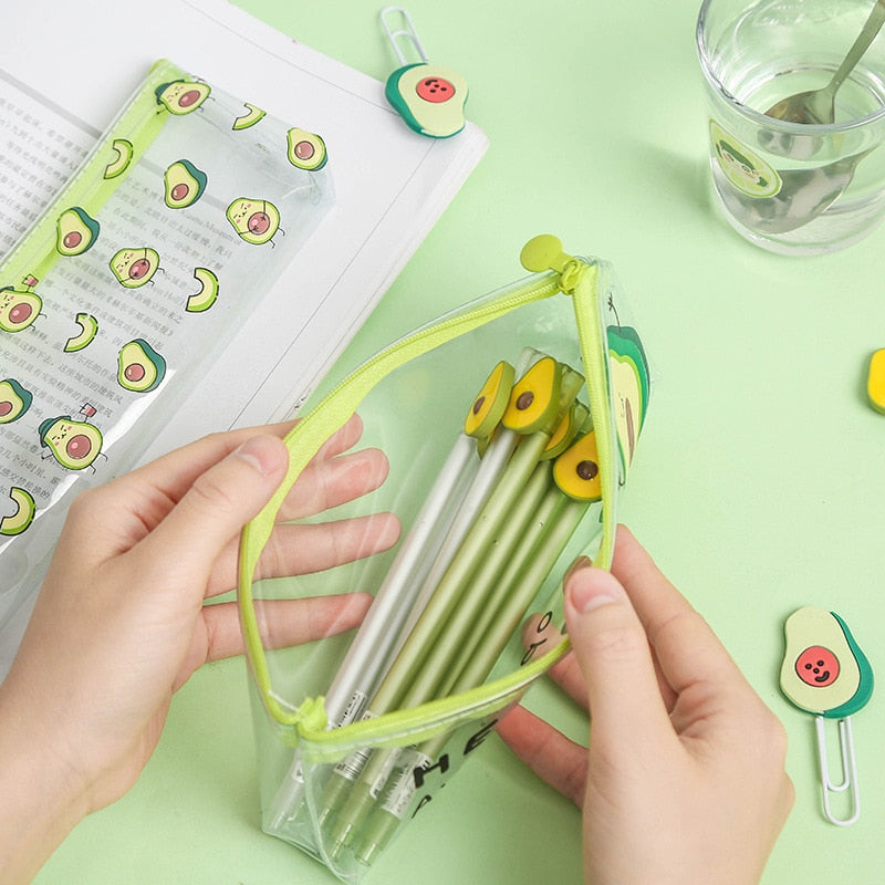 1 Pcs Pencil Case Avocado School Pencil - School Supplies Stationery