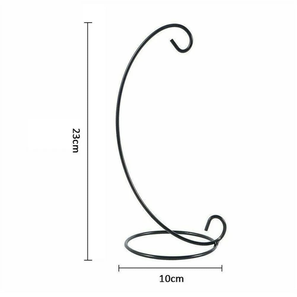 5/10pcs Iron Stand Christmas Hanging Bauble Holder Stand Hanger Tree Plant Light Xmas Gift Iron Holder Flower Basket