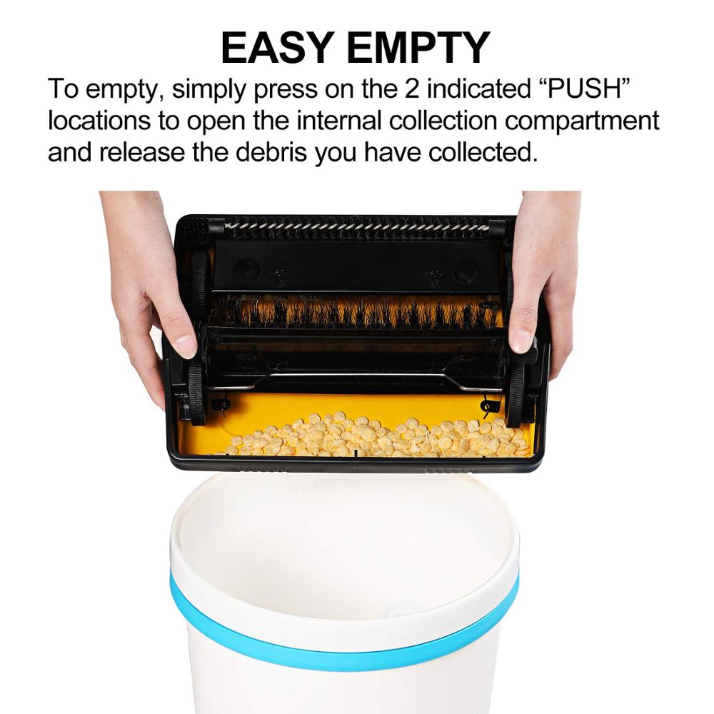 Eyliden Carpet Floor Sweeper Cleaner for Home Office Carpets Rugs Undercoat Carpets Dust Scraps Paper Cleaning with Brush