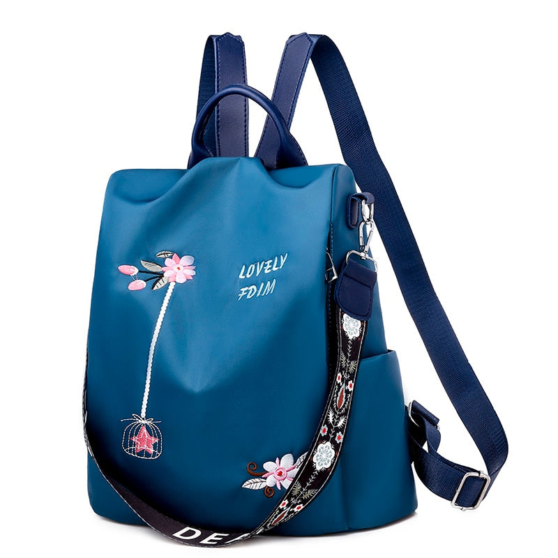 Fashion Backpack Women Oxford Cloth Shoulder Bags School Bags for Teenage Girls Light Ladies Travel Backpack Mochila Feminina
