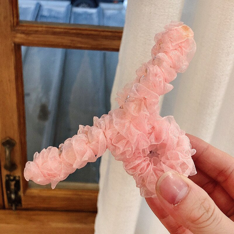Cute Colorful Soft Plush Hair Claws