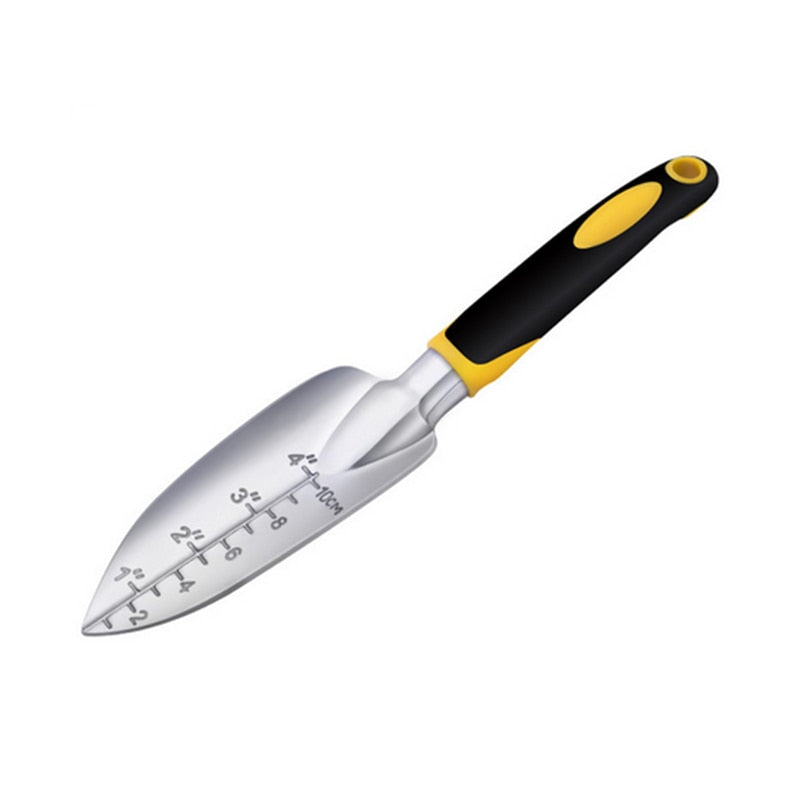 AIVY Garden Tool Aluminum Gardening Hand Tools - Garden Trowel - Hand Shovel - Tilling Hand Rake