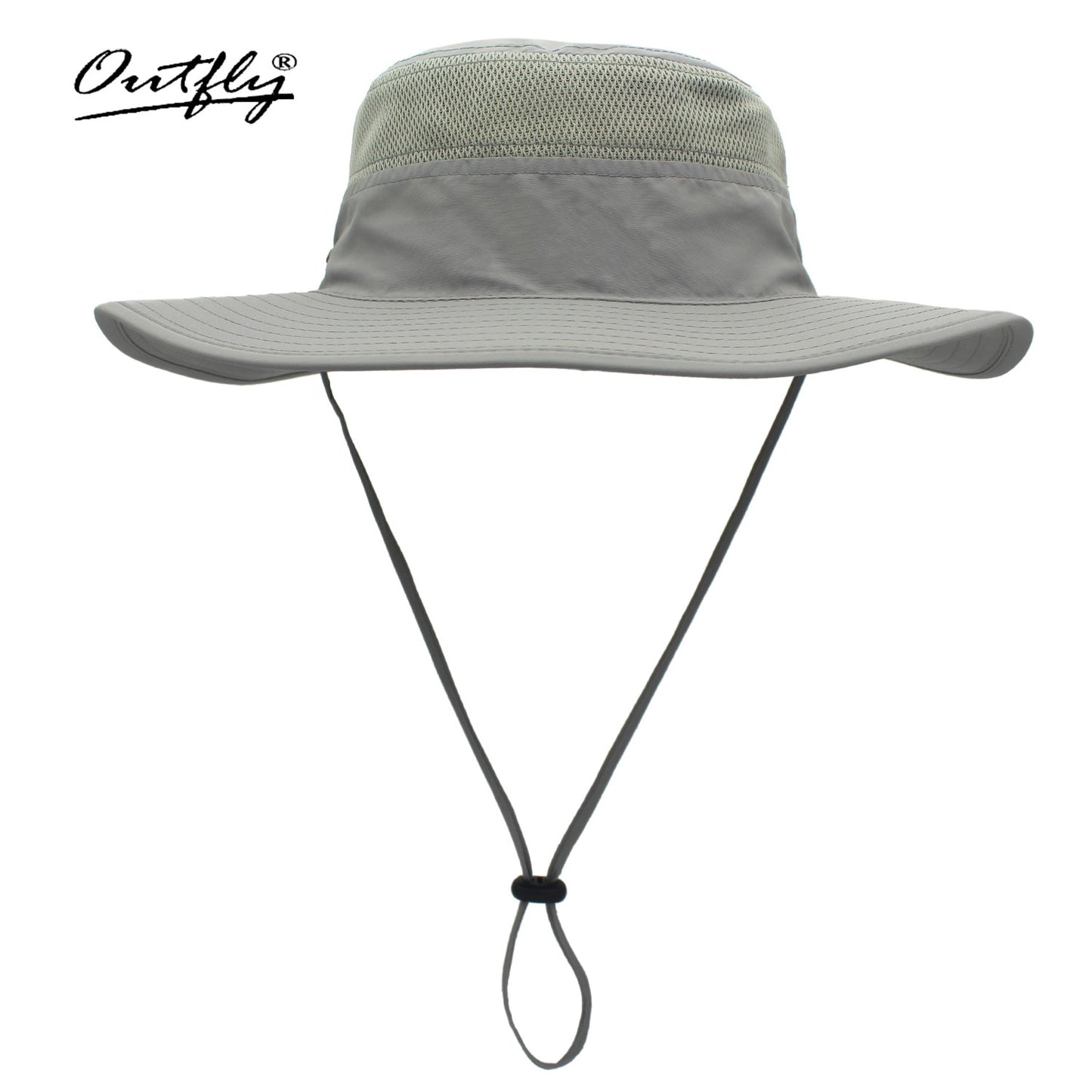 Summer Boonie Bucket Hats For men's Fisherman Widthwise Brim Sunhat Fishing Breathable Mesh Quick-drying Fabric Big hat