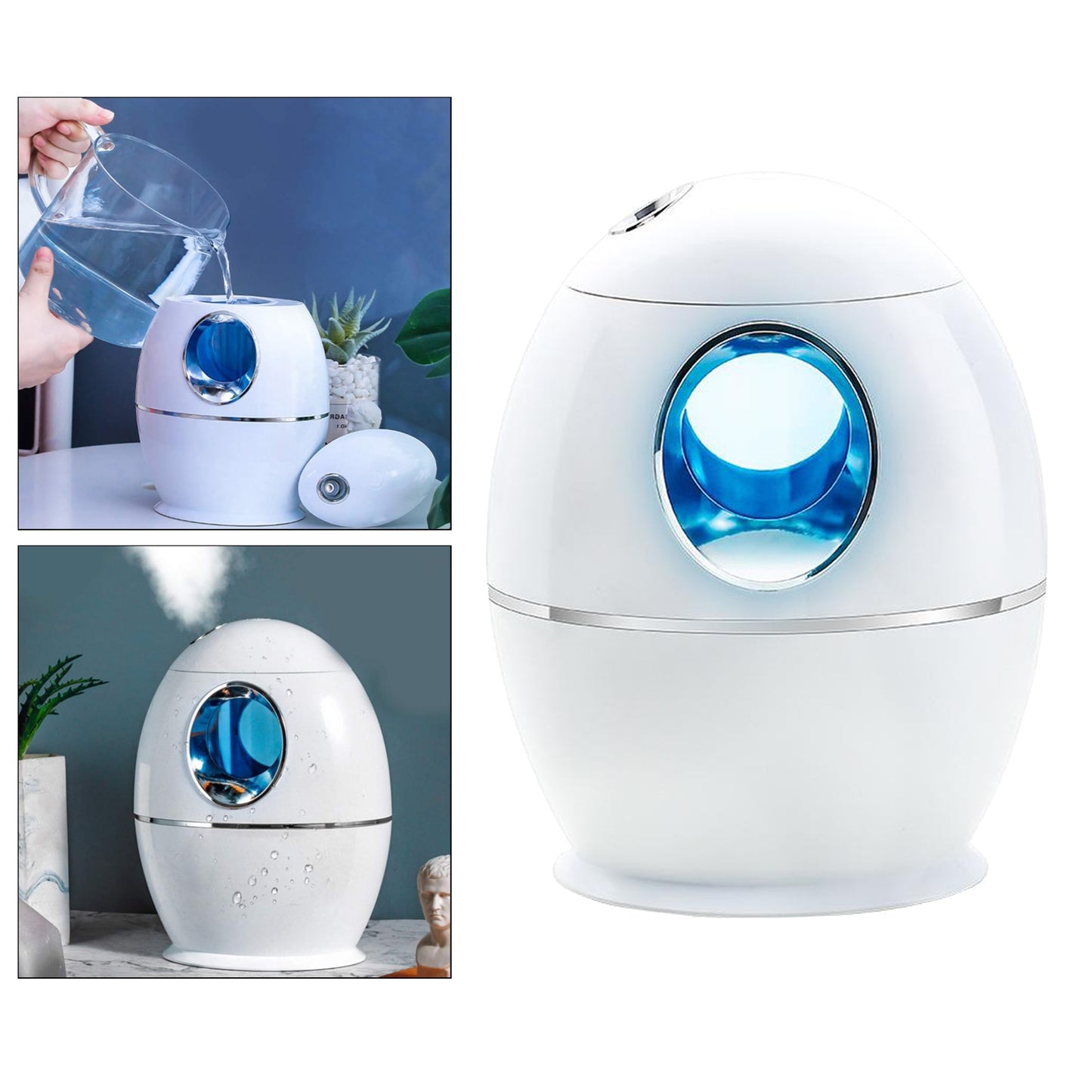 USB Humidifiers, Cool Mist Humidifier,LED Display, 800ML Capacity, Oil Aroma Diffuser Aromatherapy for Home Office Car Baby Room
