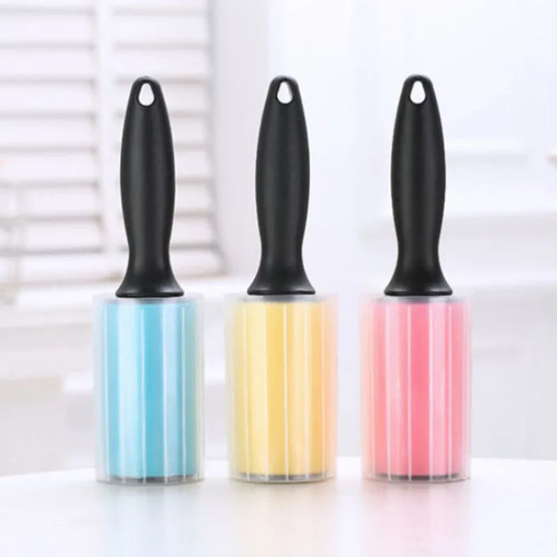 Reusable Washable Roller Dust Cleaner Lint Sticking Roller for Clothes Pet Hair Cleaning Household Dust Wiper Tools