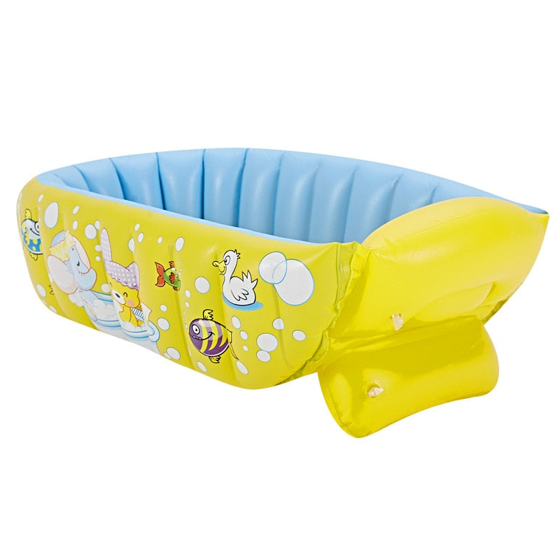 Baby Inflatable Bath Tub PVC Tubs Shower Set Portable Children 's Household Small Supplies Newborn Products