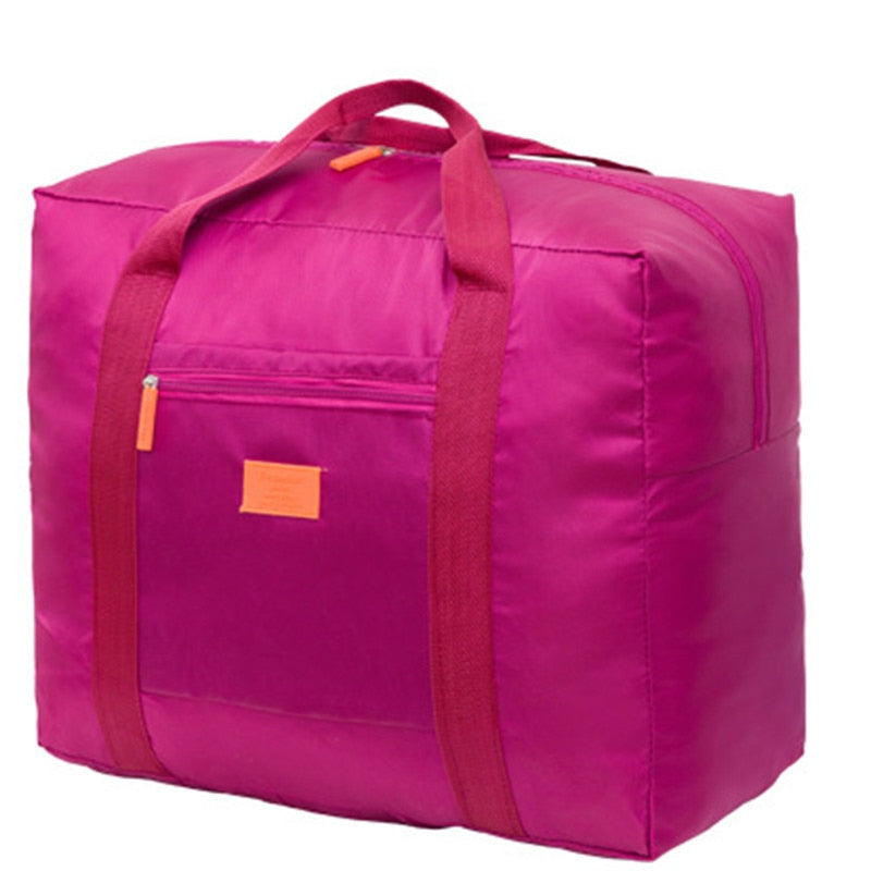 LKEEP Travel Big Large Size Nylon Foldable Waterproof Luggage Bag Storage Carry-On Duffle Bag 42*17*35cm