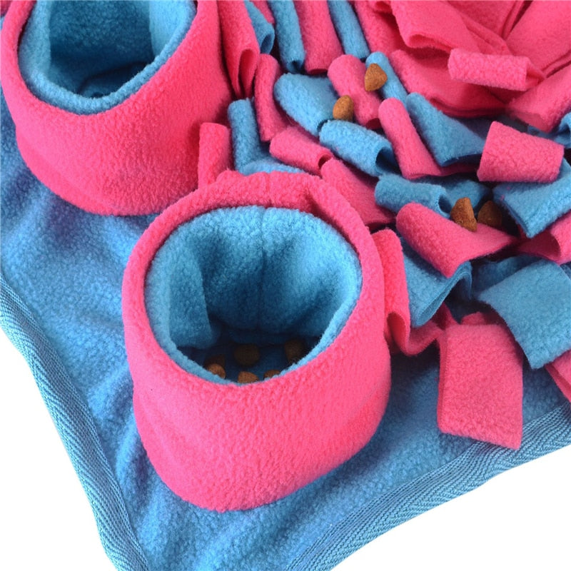 Dog Sniffing Training Mat Round Washable Blanket Pet Stress Training Relieving Nosework Mat Dog Product Supplies