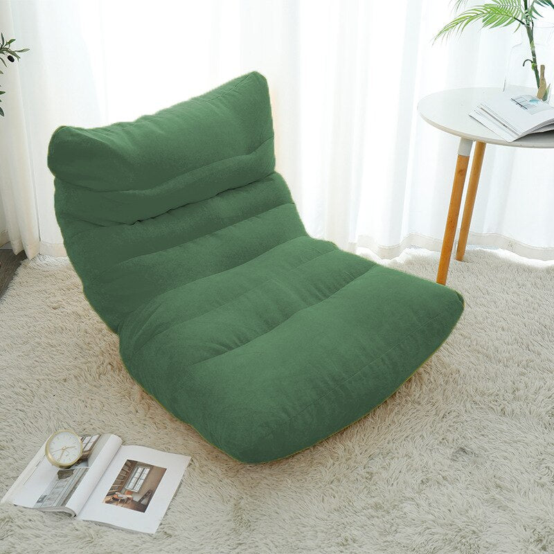 Lazy Sofa Cover Bean Bag Living Room Tatami Relaxing Chair Couch Cover Lazy Beanbag Without Inner Filler