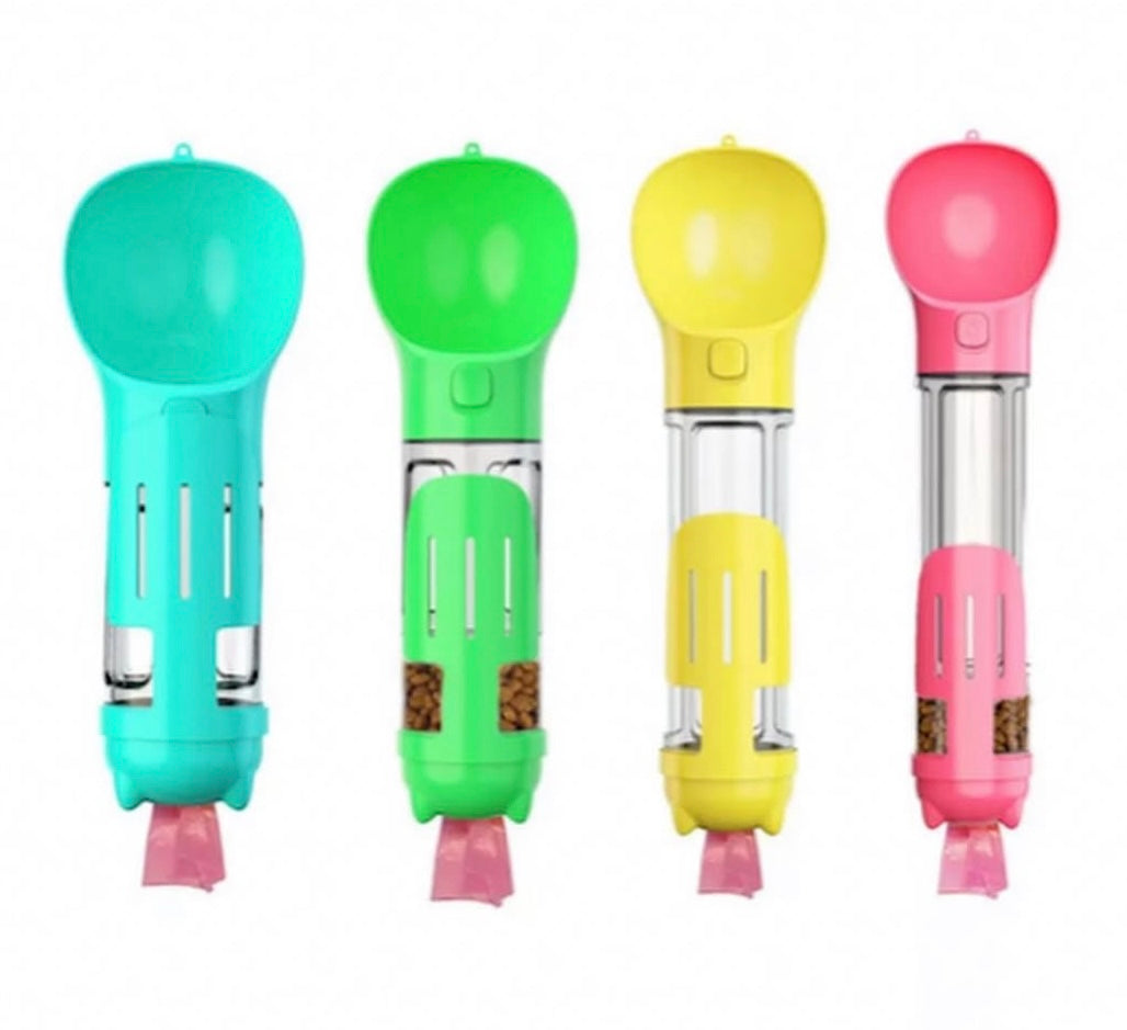 Pets All in One - Food, Water & Scoop Bottle