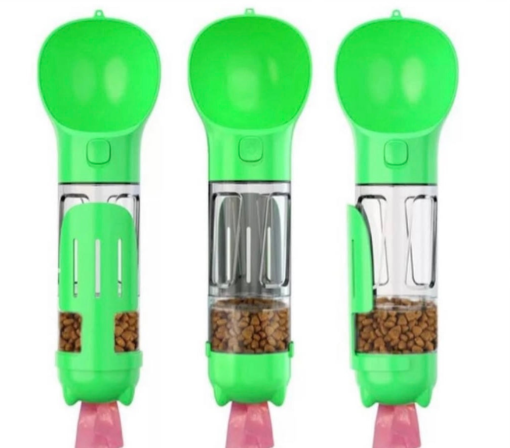 Pets All in One - Food, Water & Scoop Bottle