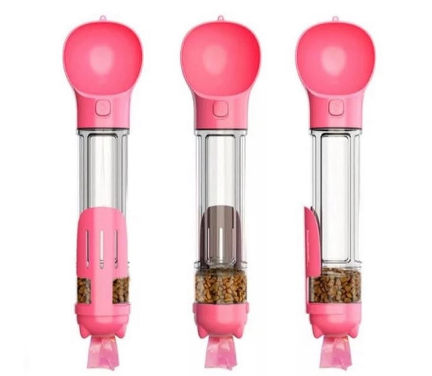 Pets All in One - Food, Water & Scoop Bottle