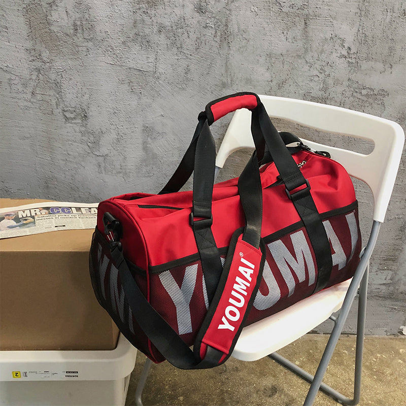 New Travel Bag Women's Large Capacity Handbag Men's Dry Wet Separation Sports Gym Bag Bag