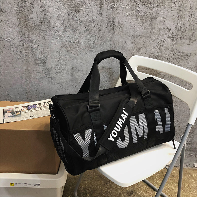 New Travel Bag Women's Large Capacity Handbag Men's Dry Wet Separation Sports Gym Bag Bag
