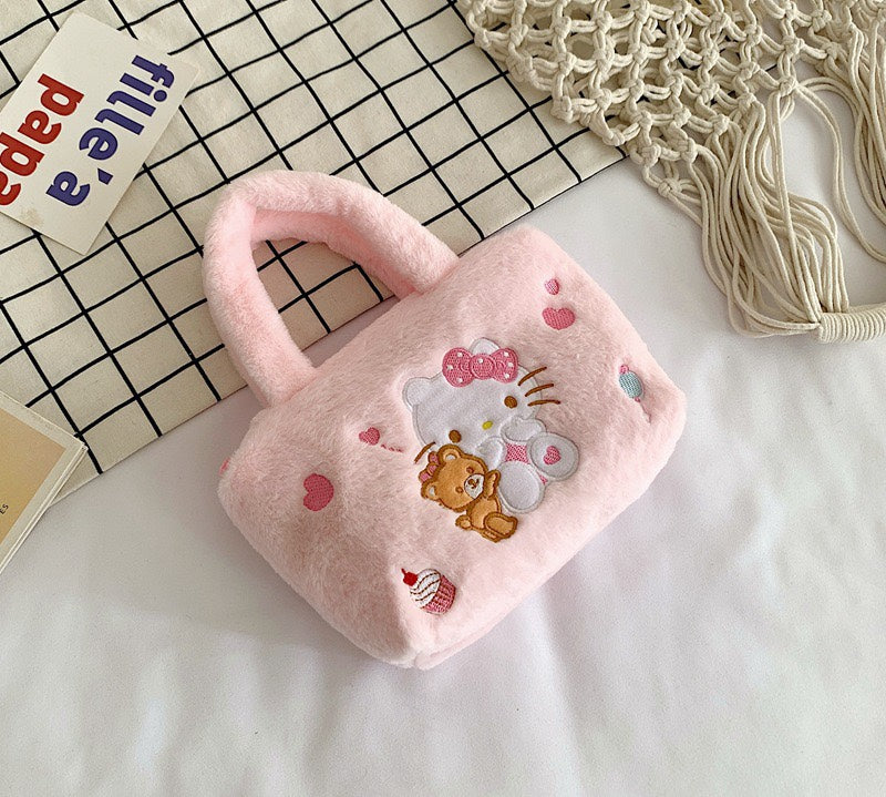 Clow M Pink Portable Plush Satchel Cinnamoroll Babycinnamoroll
