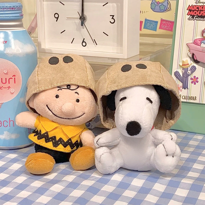 Japanese Style Cute Cartoon Paper Bag Pullover Snoopy Charlie Handbag Pendant Doll Doll Ornaments Pendant Gift