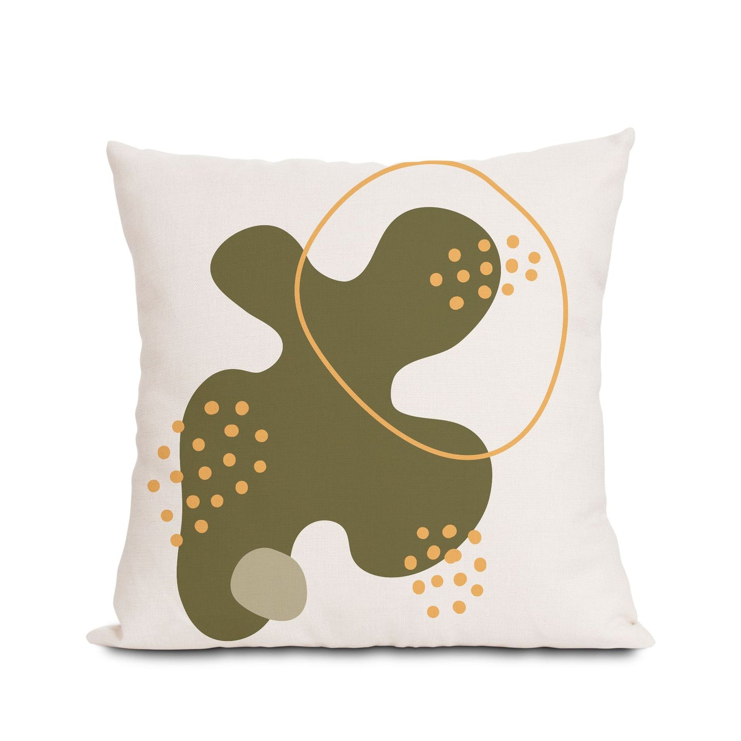 European and American Ins Style Pillow Cover Olive Green Bohemian Style Bedside Cushion Sofa Cushion (without Pillow)