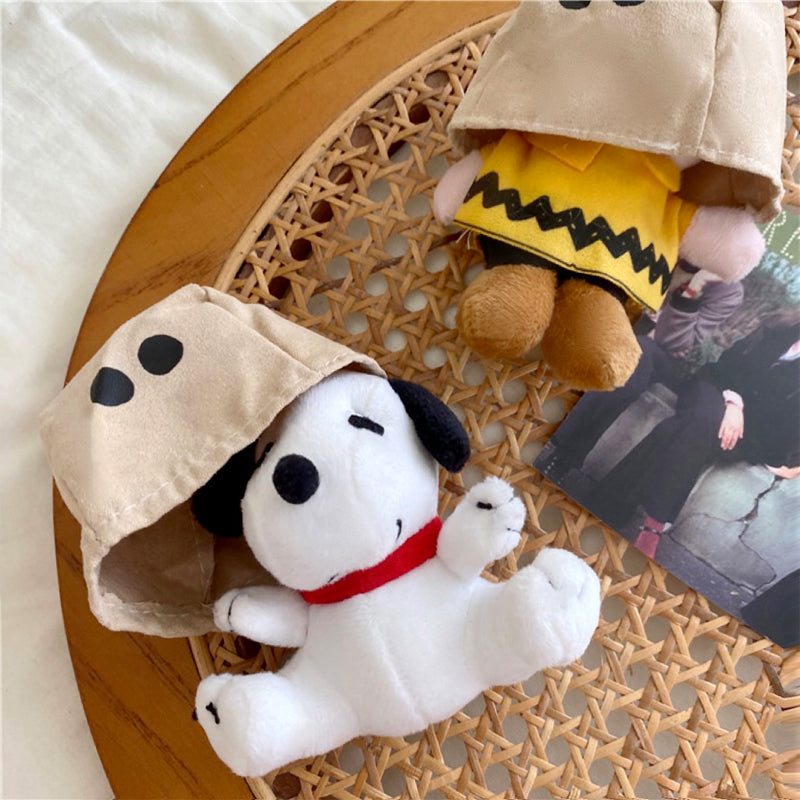 Japanese Style Cute Cartoon Paper Bag Pullover Snoopy Charlie Handbag Pendant Doll Doll Ornaments Pendant Gift