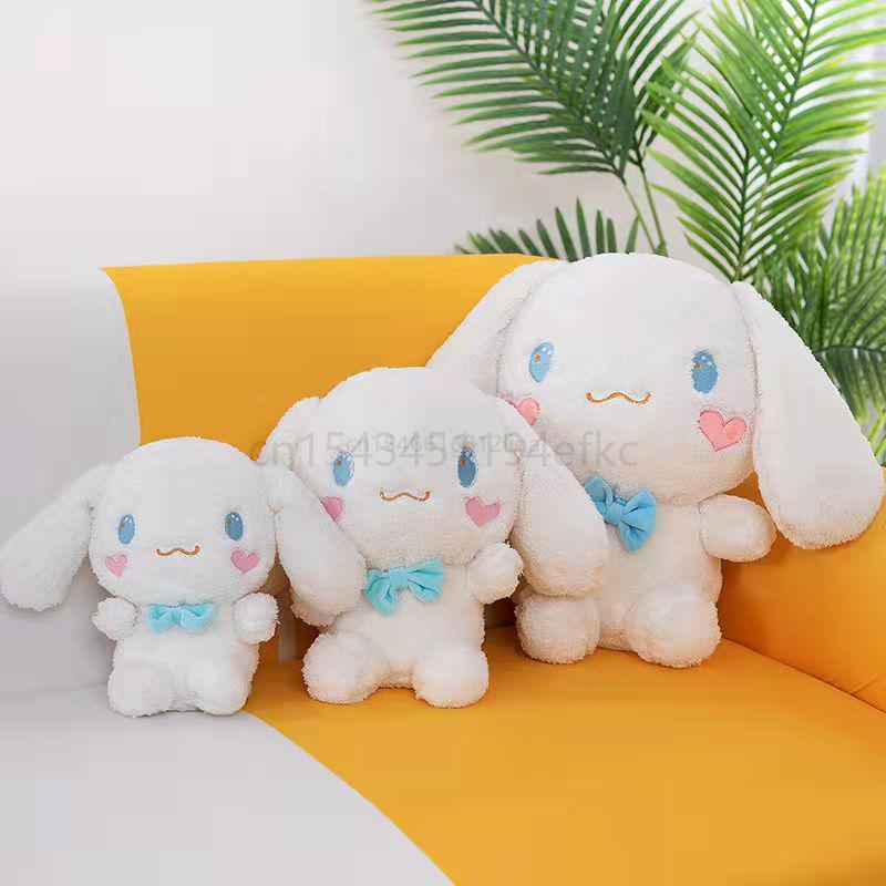 Anime Sanrio Kawaii Cinnamoroll Plush Toys Pillow Action Figure Stuffed Animal Comfort Soft Doll Children Toys Christmas Gift