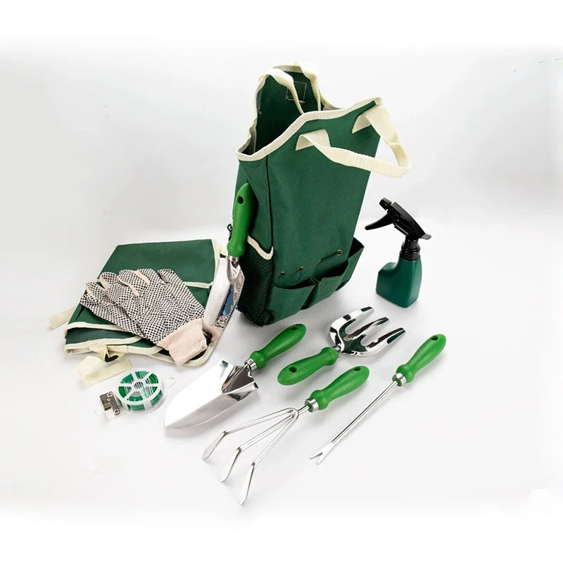 Pruning Shears Scissors Garden Tool Set Duty Aluminum Weeder Gardening Hand Tools Kit Transplanter Ergonomic Handle