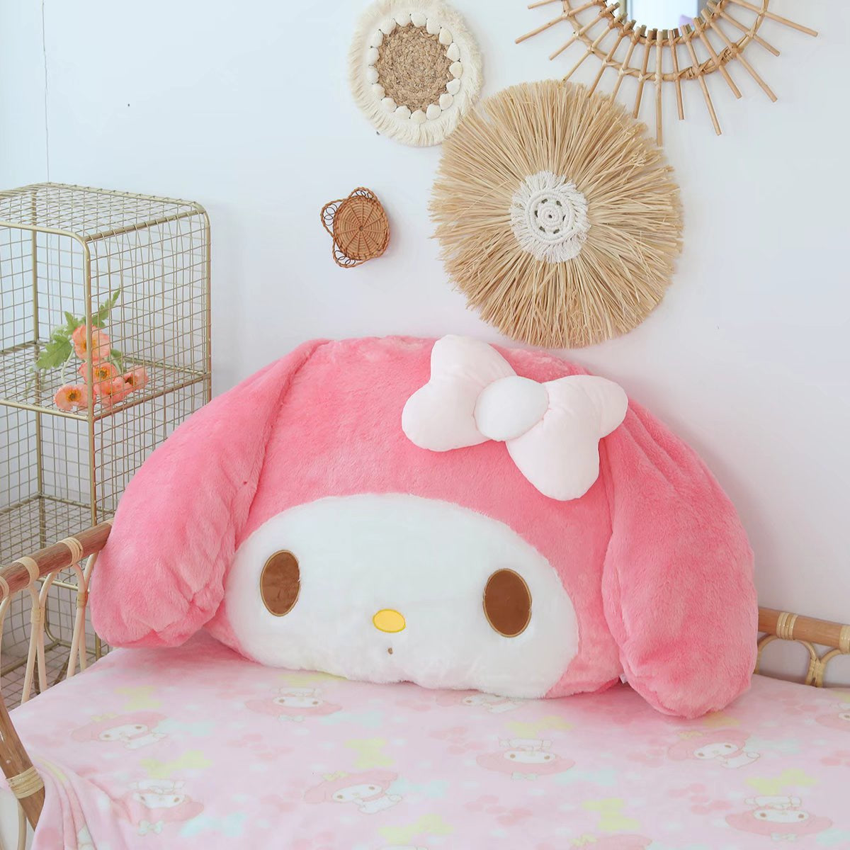 100CM My Melody Plush Pillow Sanrio Stuffed Doll