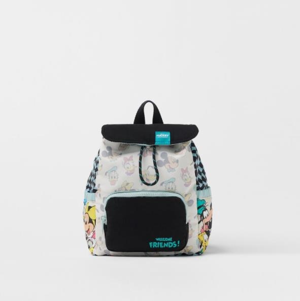 2022 Disney Women's Backpack Mickey Mouse Cartoon Pattern Large Capacity School Bag for Kindergarten Boy Girl Travel Bag Mochila