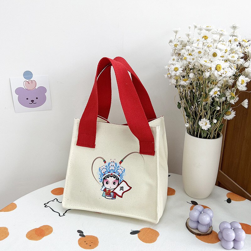 Snoopy Bag 2022 New Large Capacity Ladies Shoulder Handbag Kawaii Canvas Lunch Box Cartoon Cute Small Bag Trendy Fashion