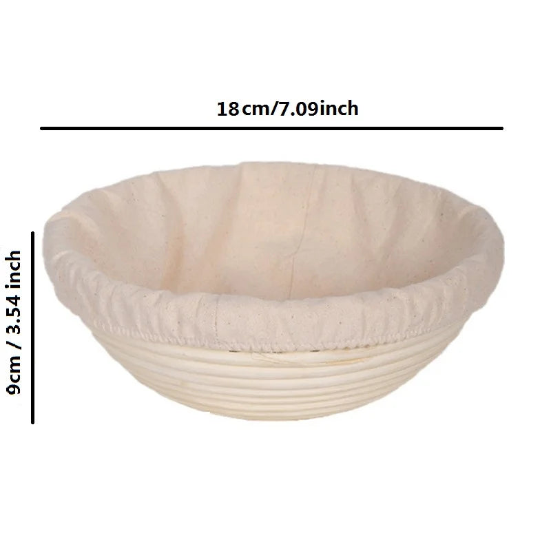 Oval Dough Banneton Brotform Dougn Rattan Bread Proofing Baskets Rattan Wicker Fermentation Sourdough Basket 18 Sizes