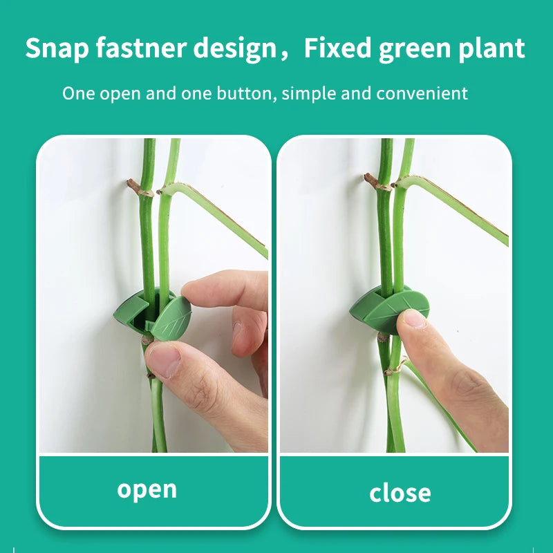 Invisible Plant Clip Climbing Wall Fixture Rattan Vine Bracket Fixed Buckle Leaf Clips Traction Holder Garden опора для растений