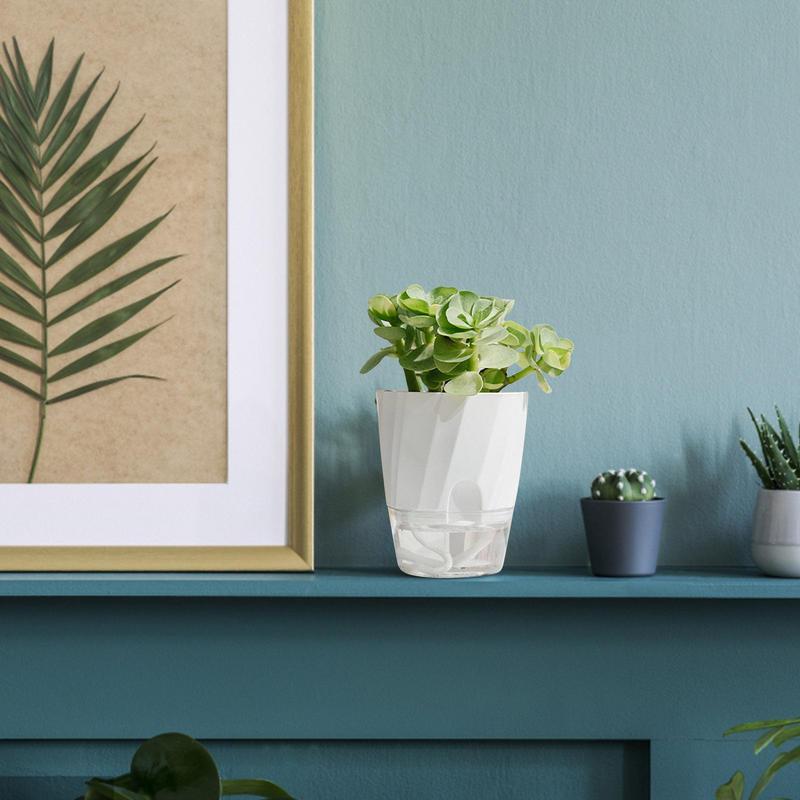 Self Watering Flower Pot Indoor Plant Pots Pots For Indoor Plants Wicking Pots Modern Decorative Planter Pot For House Plants