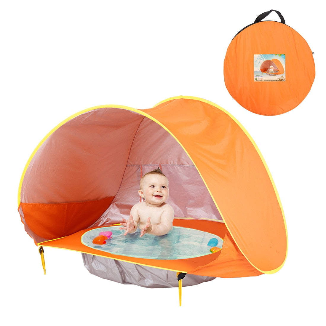 Baby Beach Tent Children Waterproof Pop Up sun Awning Tent UV-protecting Sunshelter with Pool Kid Outdoor Camping Sunshade Beach