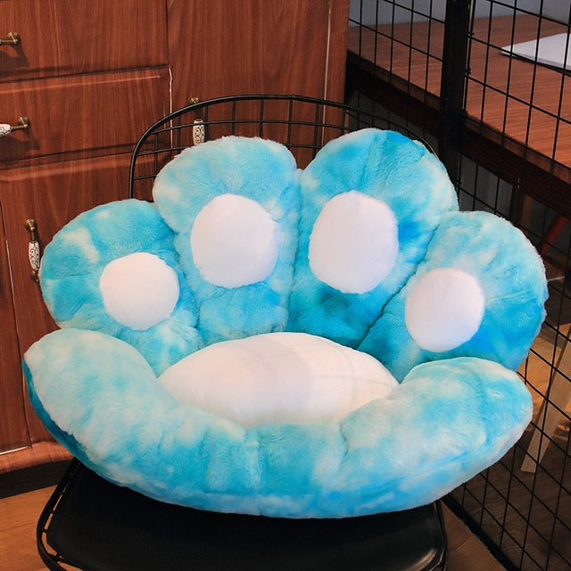 2 Sizes INS Bear&Cat Paw Pillow Animal Seat Cushion Stuffed Plush Sofa Indoor Floor Home Chair Decor Winter Children Girls Gift
