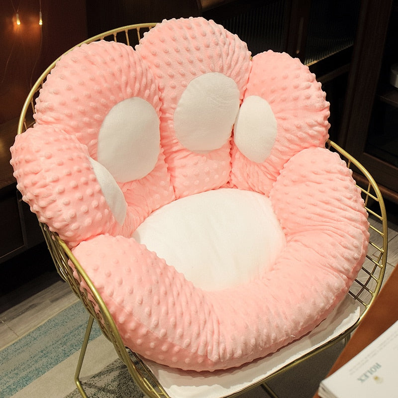 2 Sizes INS Bear&Cat Paw Pillow Animal Seat Cushion Stuffed Plush Sofa Indoor Floor Home Chair Decor Winter Children Girls Gift