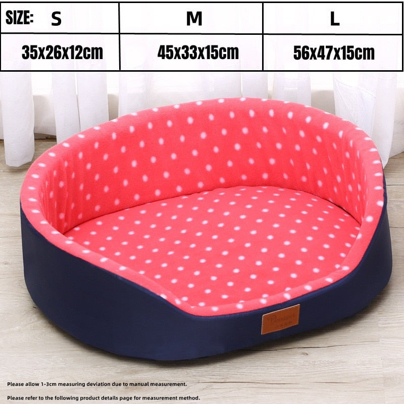 Double Sided Dog Bed Big Size Extra Large Dogs House Sofa Kennel Soft Fleece Pet Dog Cat Warm Bed S-L pet accessories