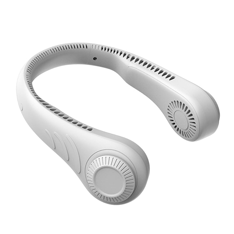 Xiaomi Portable Hanging Neckfan Mini Adjustable Neck Fan Rechargeable Air Cooler 3 Speed Electric Fan For Summer Outdoor