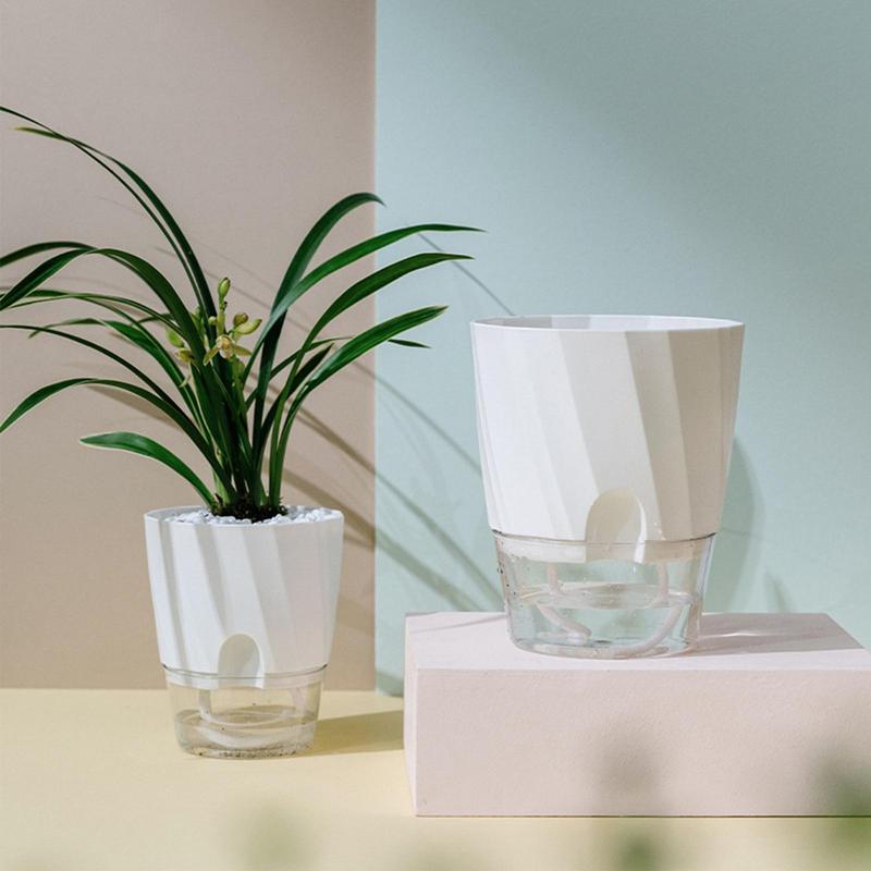 Self Watering Flower Pot Indoor Plant Pots Pots For Indoor Plants Wicking Pots Modern Decorative Planter Pot For House Plants