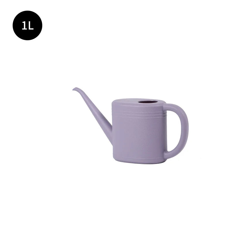 1L/2L Watering Can Home Garden Flower Plant Sprinkler Plastic Garden Long Mouth Kettle House Plant Bonsai Flower Pot Garden Tool