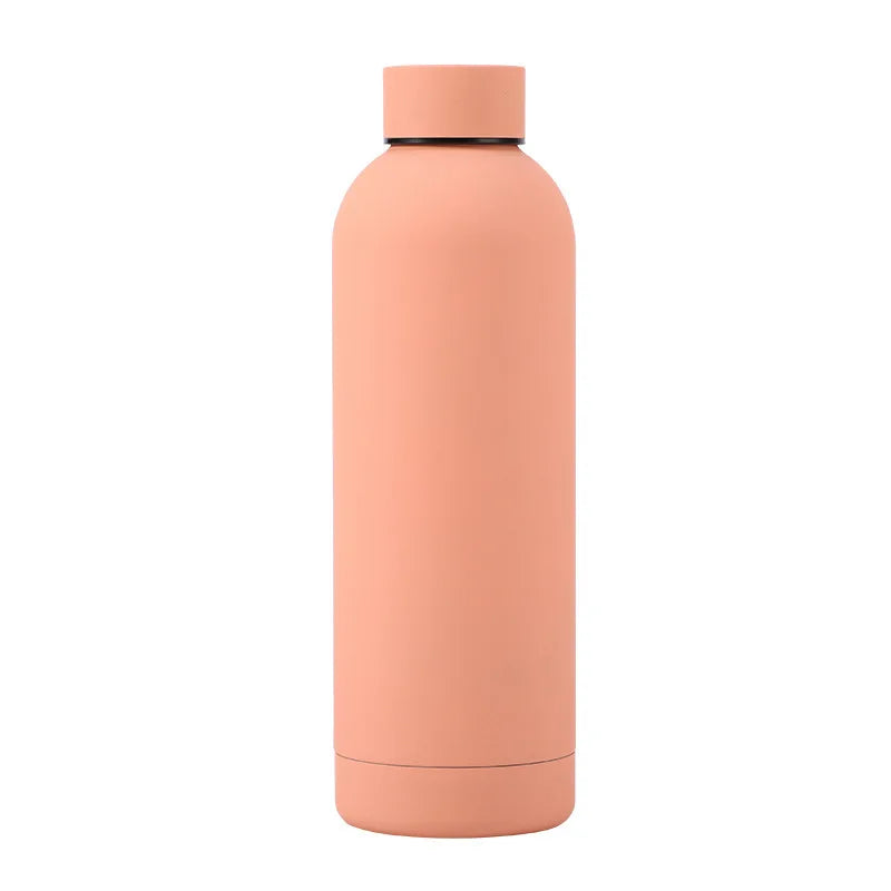 Double wall custom stainless steel cup insulated drink bottle tumbler 500ml thermos water bottle