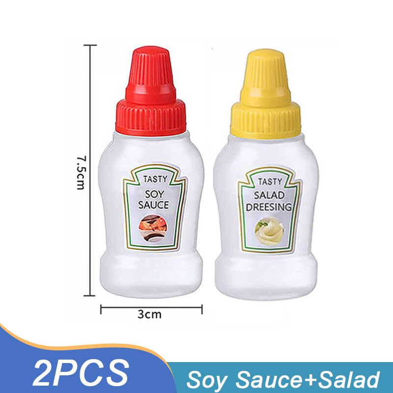 Mini Tomato Ketchup Bottle Portable Sauce Salad Squeeze Bottle Small Bento Honey Bottle Storage In Lunch Box Kitchen Accessories