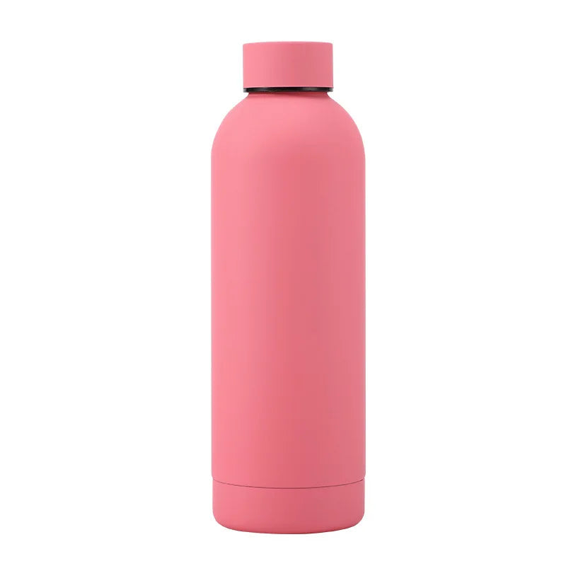 Double wall custom stainless steel cup insulated drink bottle tumbler 500ml thermos water bottle